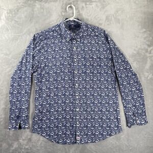 Vineyard Vines Shirt men's Large Slim Fit Murray Button Down Sailboat Nautical